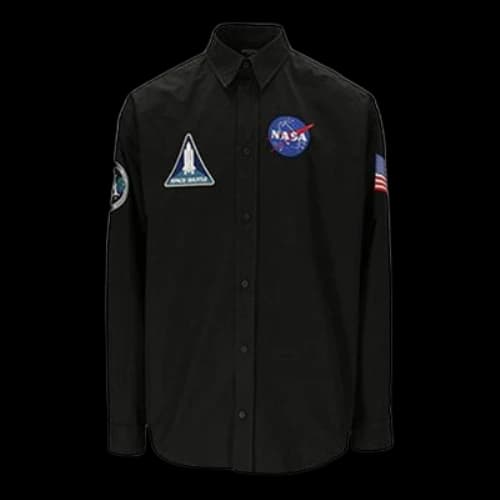 Balenciaga x NASA Space Multi-Patch Shirt 'Black'