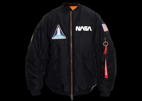 Balenciaga x NASA Bomber Jacket Black