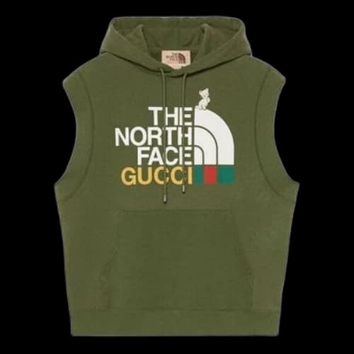 Gucci x The North Face Sleeveless Sweatshirt 'Green'