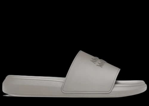 Alexander McQueen Logo Slides Grey Stone