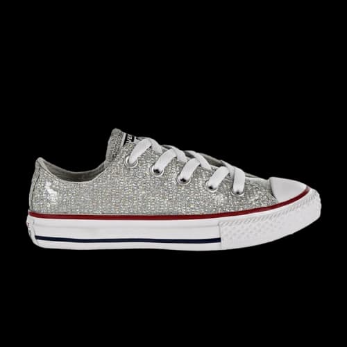 Converse Chuck Taylor All Star Low GS 'Silver Glitter'