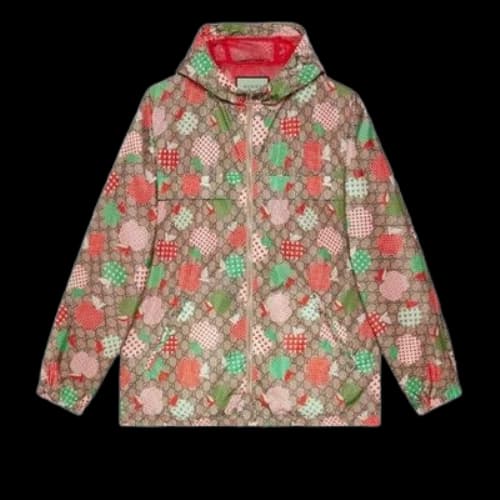 Gucci Les Pommes Nylon Jacket 'Beige'