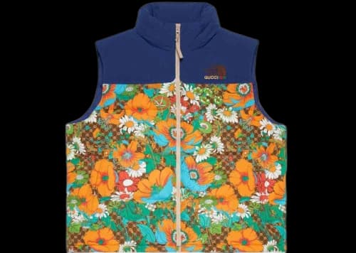 Gucci x The North Face Vest Floral Print