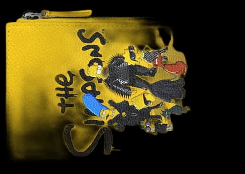 Balenciaga x The Simpsons Long Coin and Card Holder Yellow