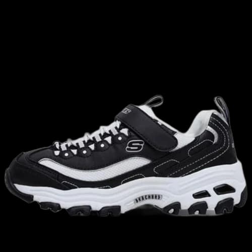 Skechers D'lites Low-Top Running Shoes K Black/White