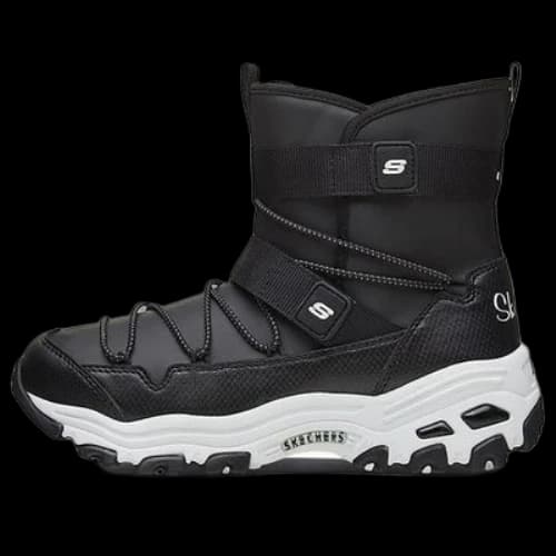 (GS) Skechers DLites Boots 'Black'