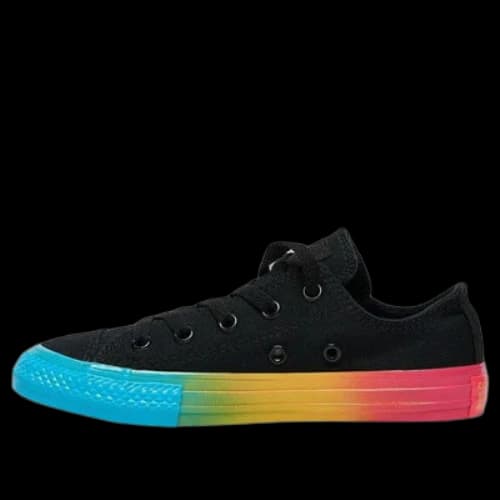 (GS) Converse Chuck Taylor All Star Rainbow Ice Ox 'Black'