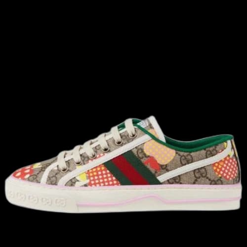 GUCCI Les Pommes Gucci Tennis 1977 'Beige ebony apple print' (Women's)