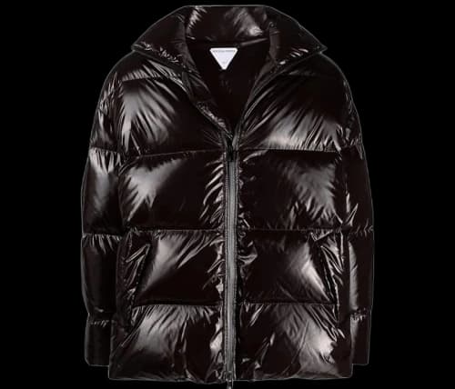 Bottega Veneta Padded Zip Coat Brown