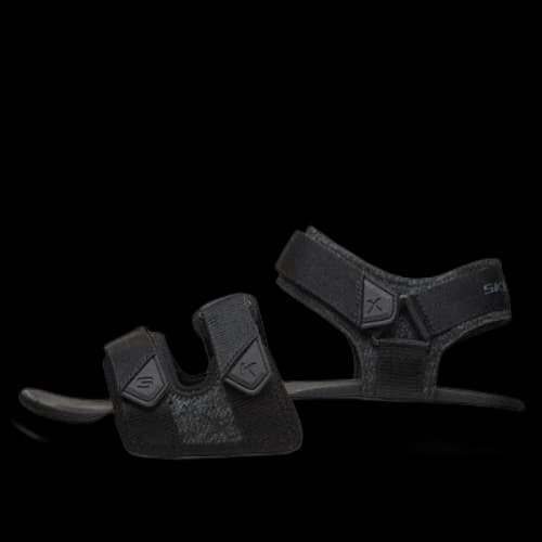 Skechers Velcro Outdoor Sports Black White Sandals