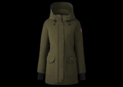 Canada Goose Women's Trillium Parka Heritage Jacket (Classic Fit) Military Green