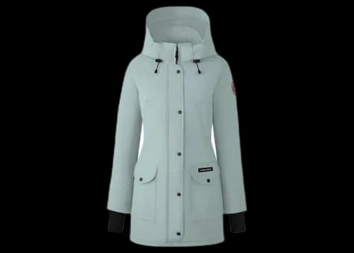 Canada Goose Women's Trillium Parka Heritage Jacket (Classic Fit) Stormy Sky
