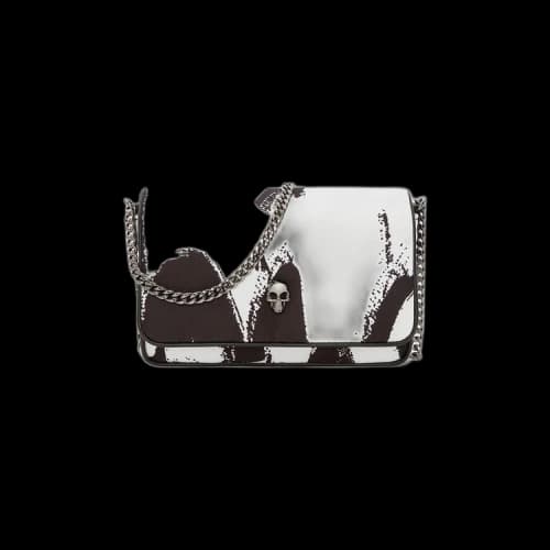 Alexander McQueen Small Skull Bag 'Black/White'
