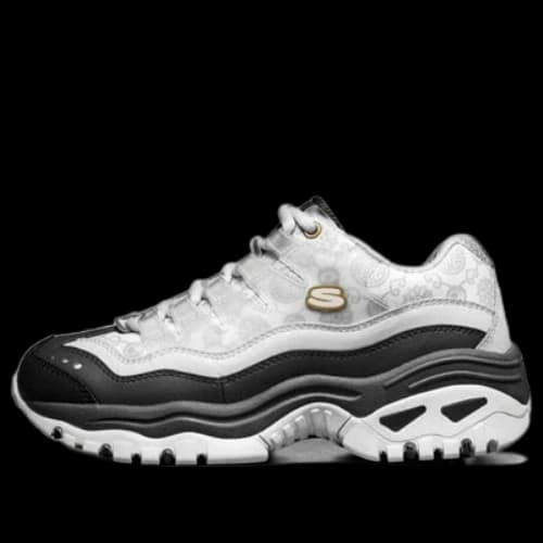 Skechers Energy Daddy Shoes 'White Black'