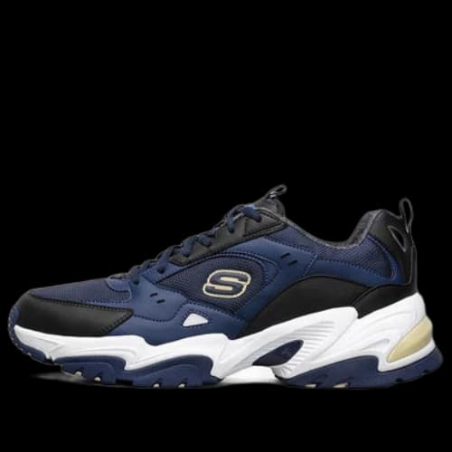 One Punch Man x Skechers Stamina V2 Low-Top Running Shoes Blue/Black