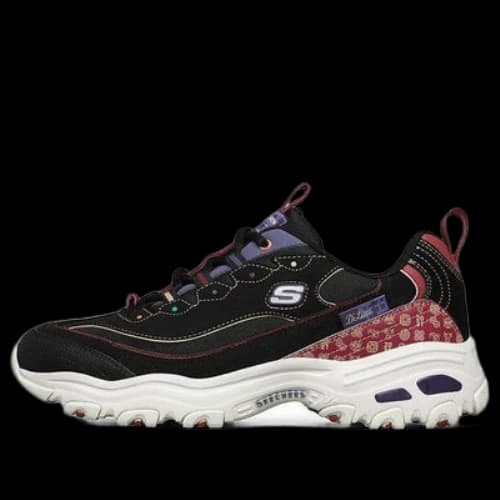 Skechers D lites Low-Top Running Shoes Black