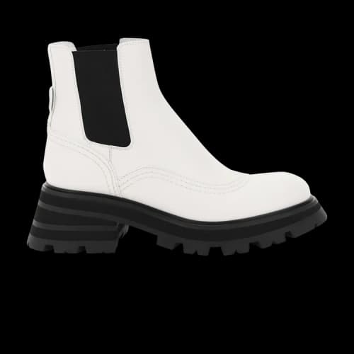 Alexander McQueen Wander Chelsea Boot 'New Ivory Black' (Women's)