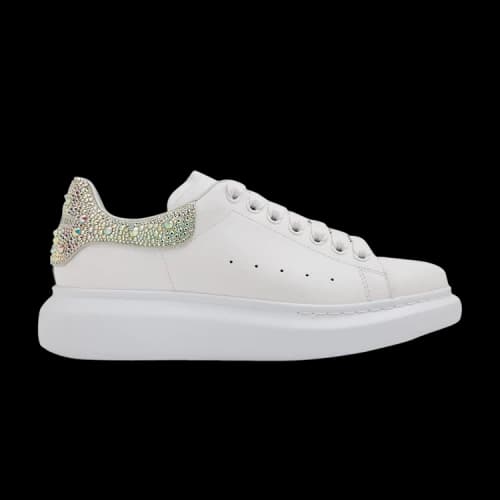Alexander McQueen Oversized Sneaker 'White Crystal' (Women's)
