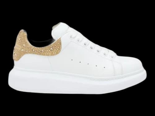 Alexander McQueen Oversized White Gold