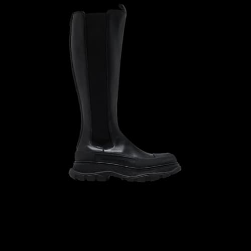 Alexander McQueen Tread Slick Knee High Boot 'Black' (Women's)