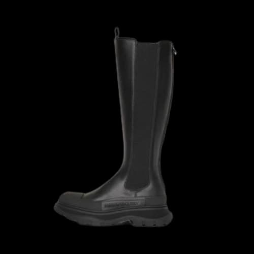 Alexander McQueen Tread Slick Knee High Boot 'Black' (Women's)