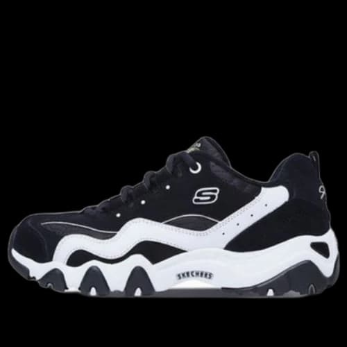 Skechers D'Lites Running Shoes Black/White (Women's)