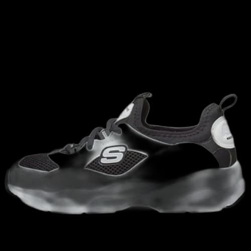 Skechers D'lites Airy White/Black (Women's)