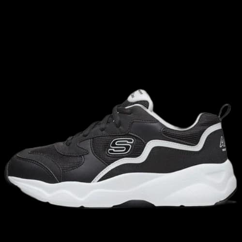 Skechers D'Lites Airy 'Black White' (Women's)