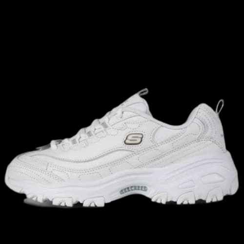 Skechers D Lites Casual Daddy Shoes White (Women's)