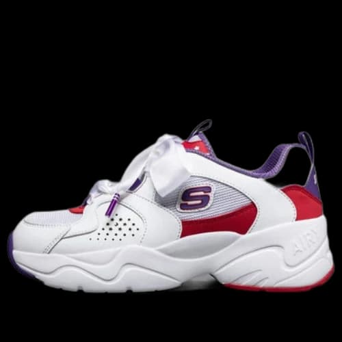 Sailor Moon x Skechers D Lites Airy 2.0 Running Shoes White/Purple (Women's)