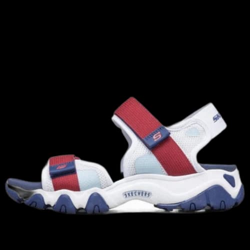 Skechers D'Lites 2.0 Sandals Blue/White/Red (Women's)