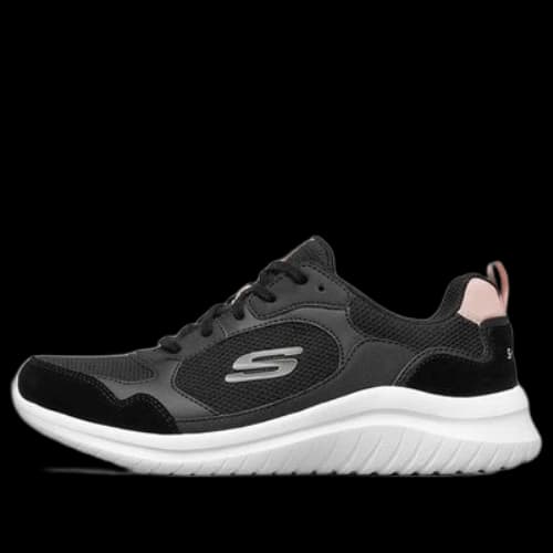 Skechers Ultra Flex 2.0 Low-Top Running Shoes Black/Pink (Women's)