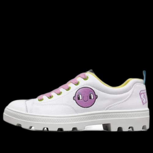 Jeremyville x Skechers Roadies Low-Top Canvas Shoes White (Women's)