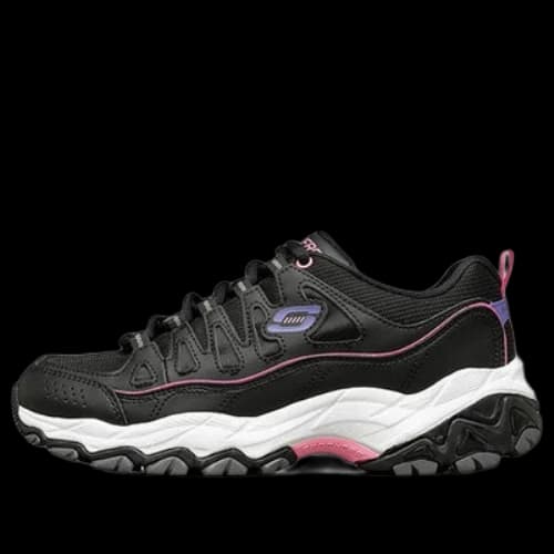 Skechers DLites Shoes 'Black Purple White' (Women's)