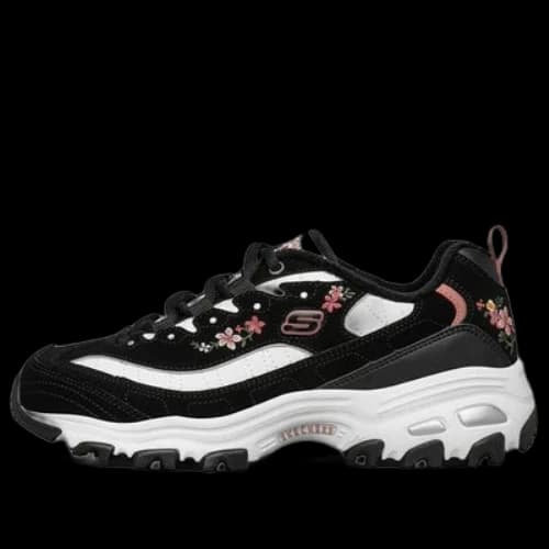 Skechers D'lites 1.0 'Black Floral' (Women's)