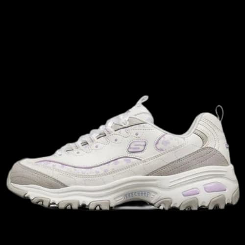 Skechers D'Lites 1.0 White/Purple (Women's)
