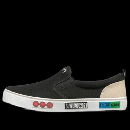 Skechers V'lites Canvas Shoes Black (Women's)