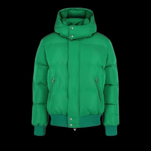 Alexander McQueen Graffiti Print Puffer Jacket 'Green'