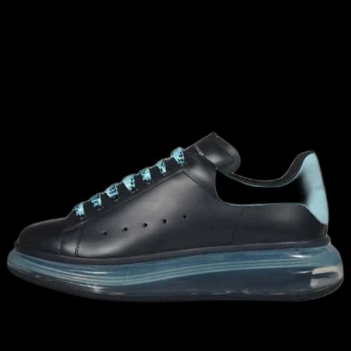 Alexander McQueen Oversized Sneakers 'Black Light Blue' (Women's)