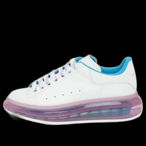 Alexander McQueen Oversized Sneaker 'Transparent Sole - White Purple' (Women's)