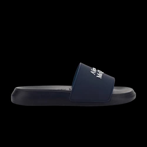 Alexander McQueen Logo Slides 'Navy' (Women's)