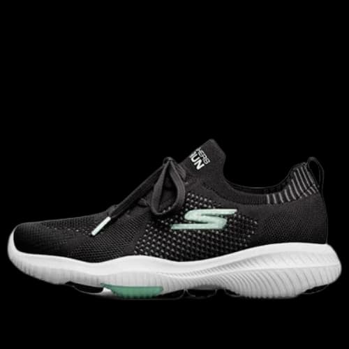 Skechers Go Walk Revolution Ultra Sports Shoes Black/White/Green (Women's)