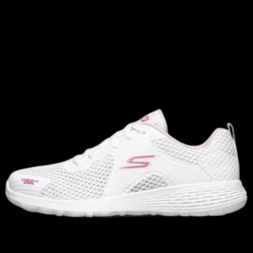 Skechers Go Walk Cool Running Shoes White/Pink (Women's)