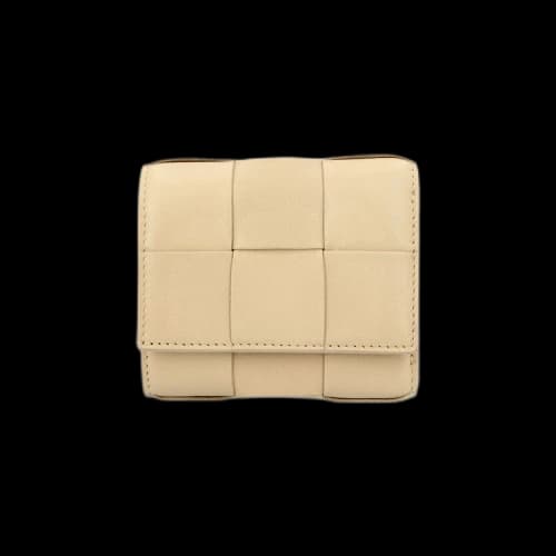 Bottega Veneta Tri-Fold Wallet 'Beige'