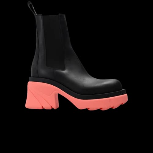 Bottega Veneta Flash Chelsea Boot 'Black Flamingo' (Women's)