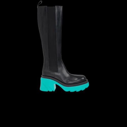 Bottega Veneta Flash Knee High Boot 'Black Neptune' (Women's)