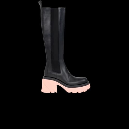 Bottega Veneta Flash Knee High Boot 'Black Flamingo' (Women's)