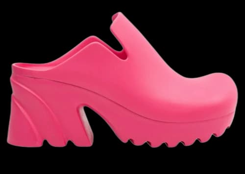 Bottega Veneta Rubber Flash Mules Cranberry (Women's)