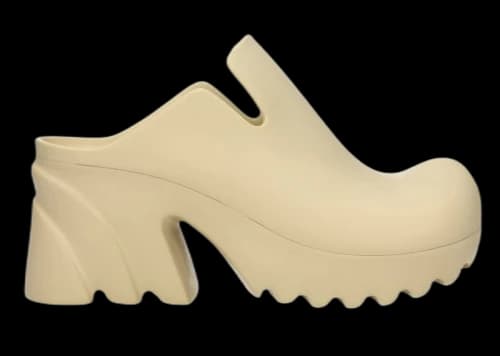 Bottega Veneta Rubber Flash Mules Beige (Women's)