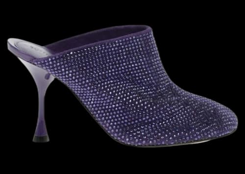 Bottega Veneta Sparkle Dot Pumps Purple (Women's)